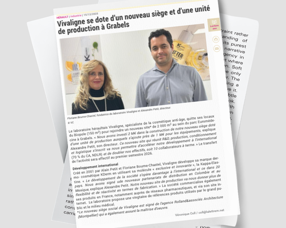 Presse - Vivaligne dans La Lettre M