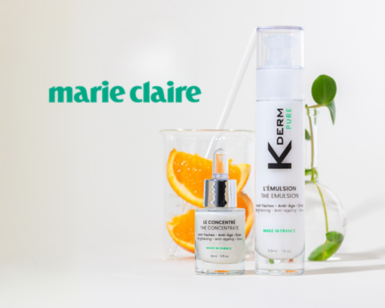 Presse - Le duo KDerm Pure dans Marie Claire