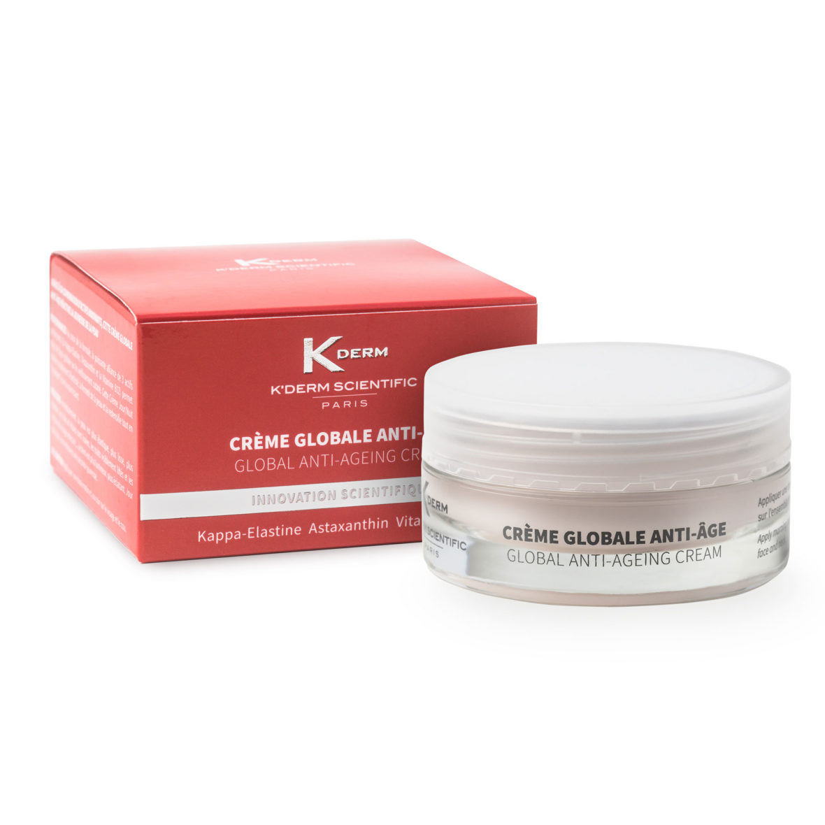 Crème globale anti-âge K'DERM Scientific – Laboratoire VIVALIGNE